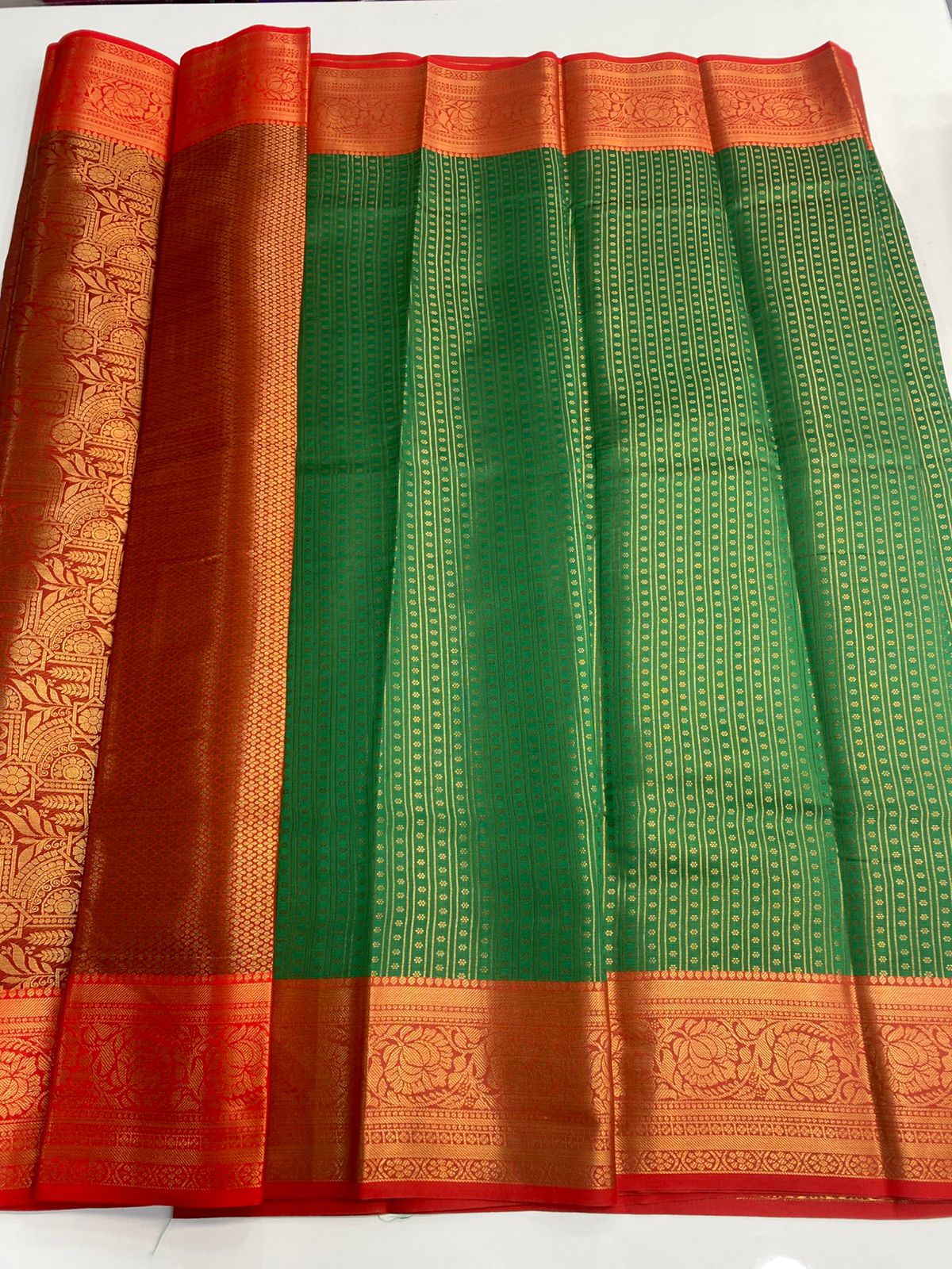 Semi Silk Broket Saree (3113C)