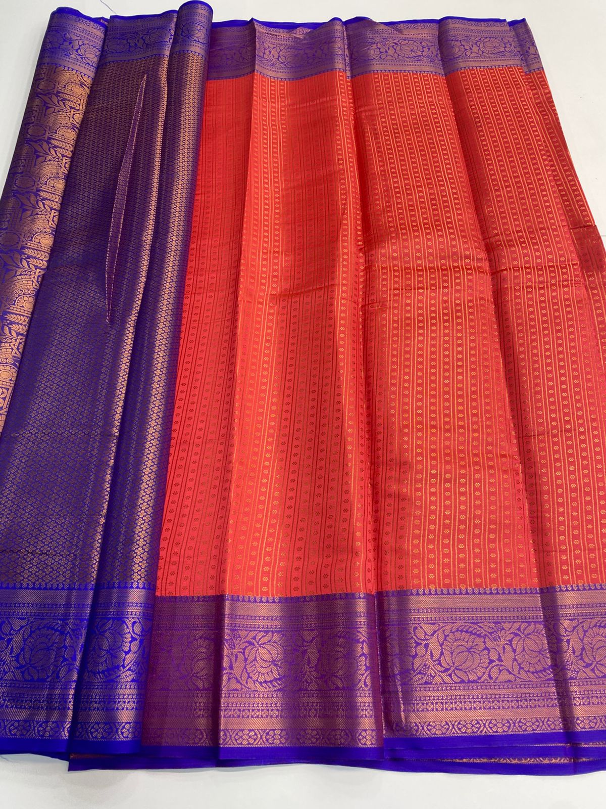 Semi Silk Broket Saree (3113C)