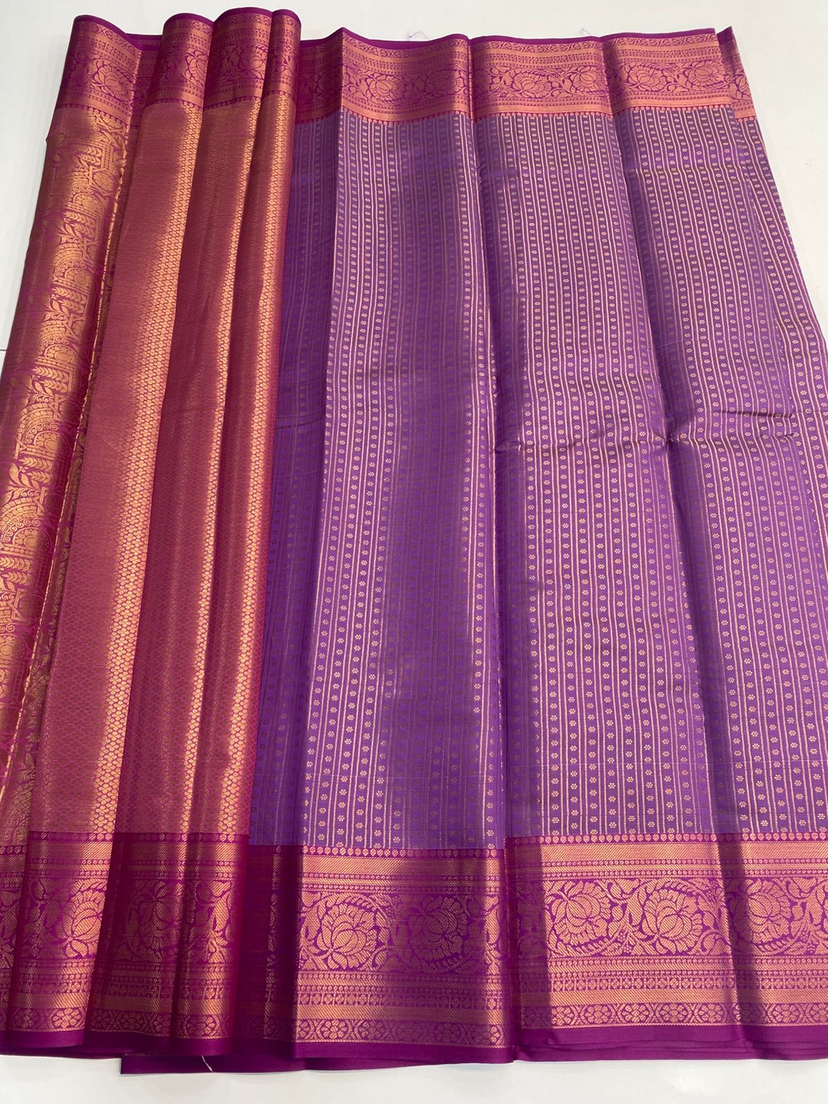 Semi Silk Broket Saree (3113C)