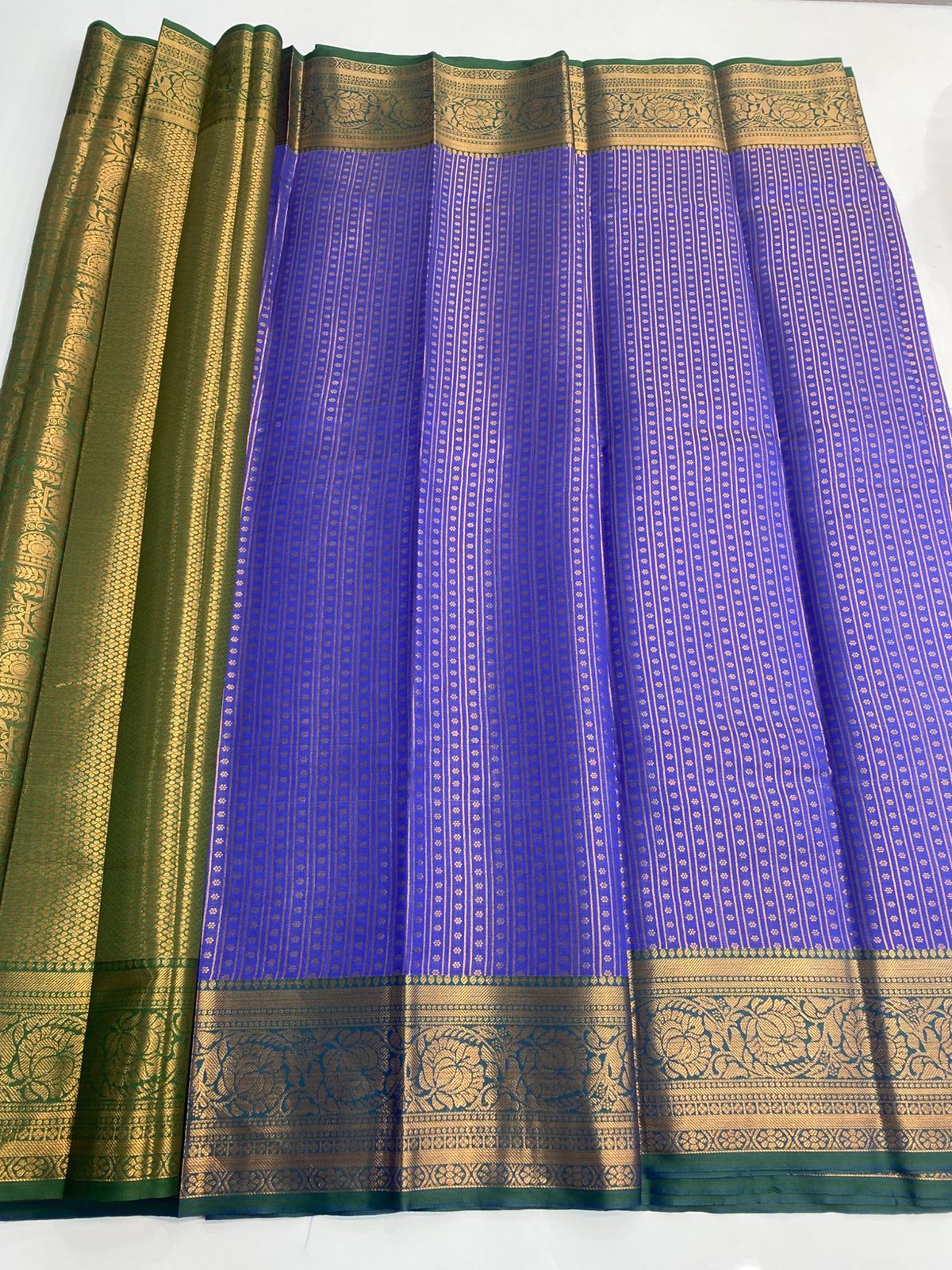 Semi Silk Broket Saree (3113C)