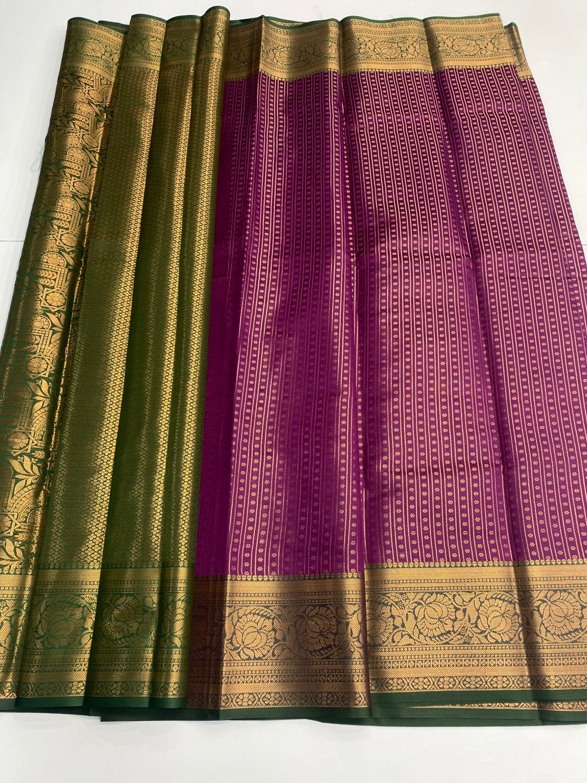 Semi Silk Broket Saree (3113C)