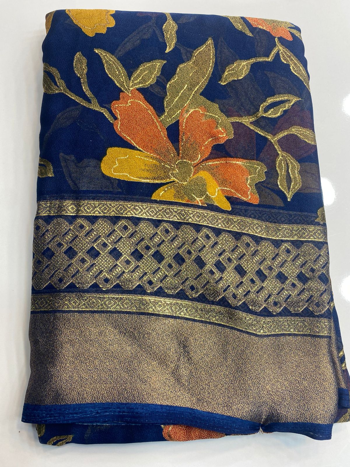 Fancy Brasso Saree (3095)