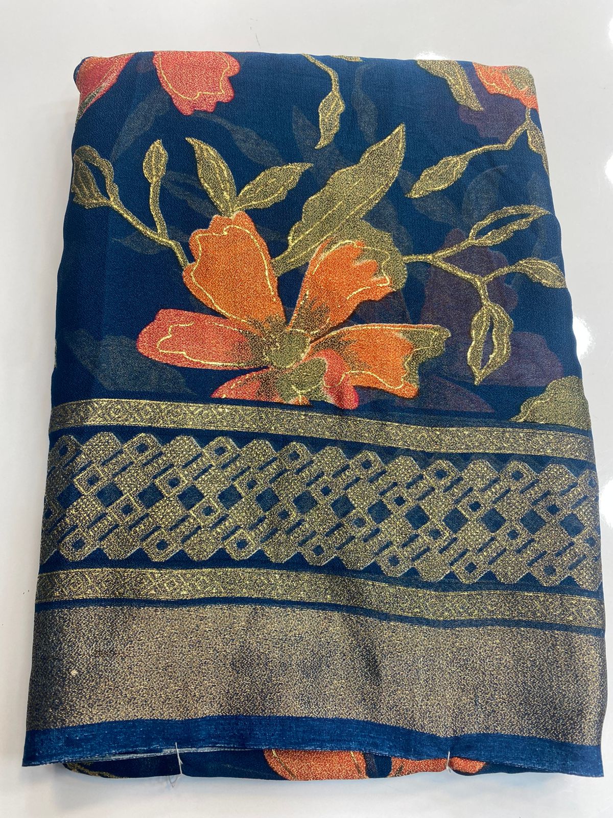 Fancy Brasso Saree (3095)