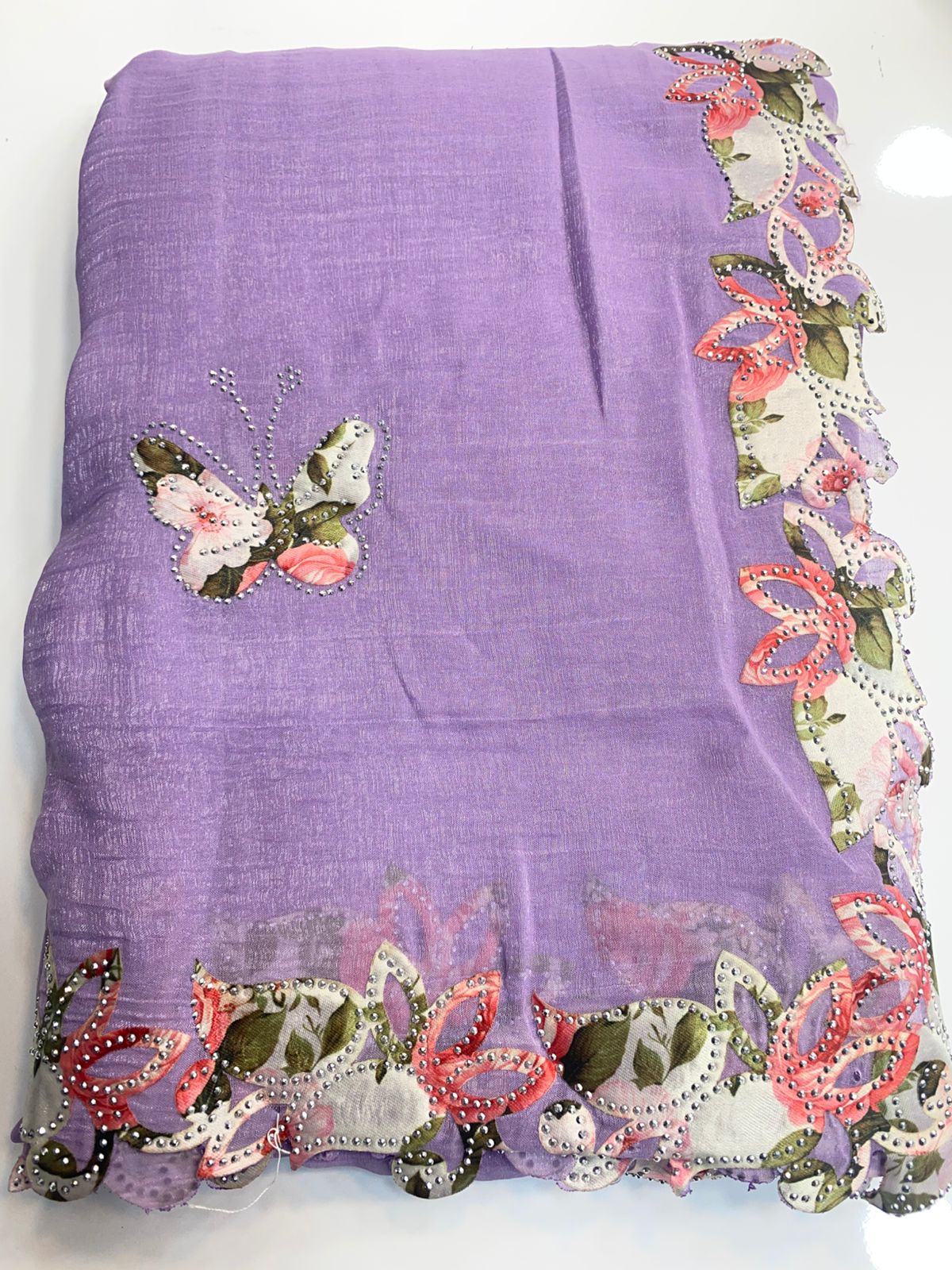 Fancy Butterfly Butta Saree (3099)