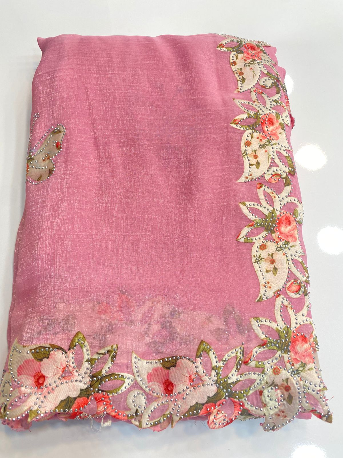Fancy Butterfly Butta Saree (3099)