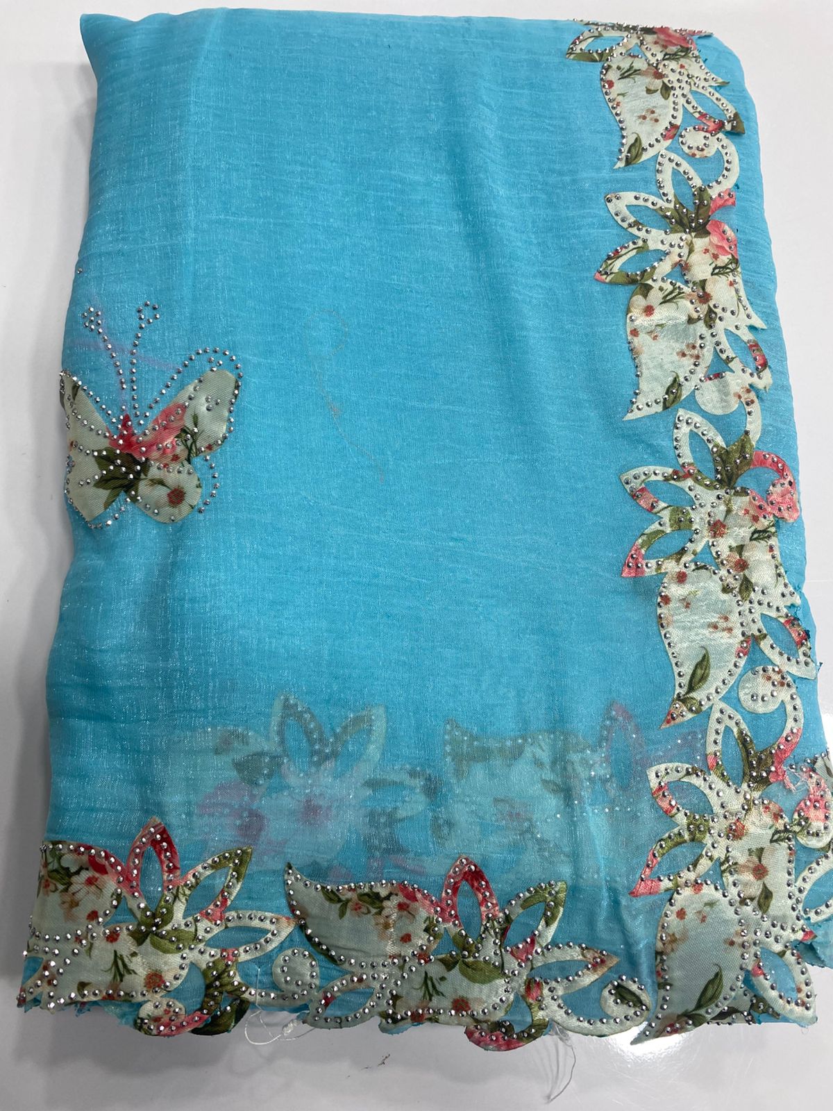 Fancy Butterfly Butta Saree (3099)