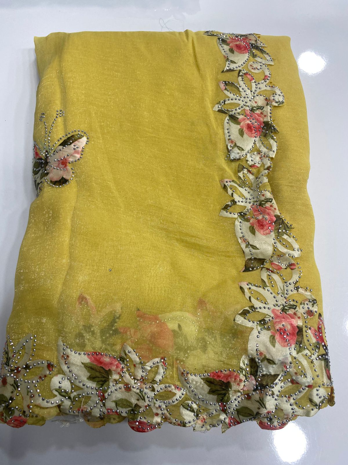 Fancy Butterfly Butta Saree (3099)