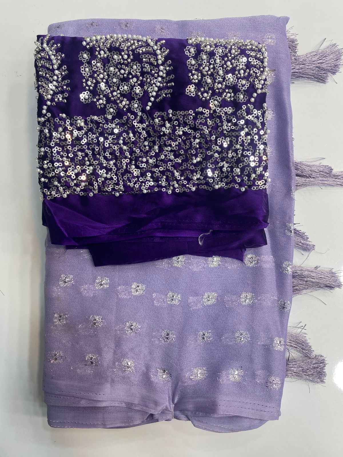 Fancy Georgette Zari Butta Saree (3084)