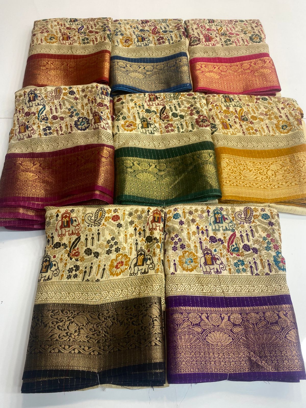 Fancy Georgette Digital Print Saree (3107)