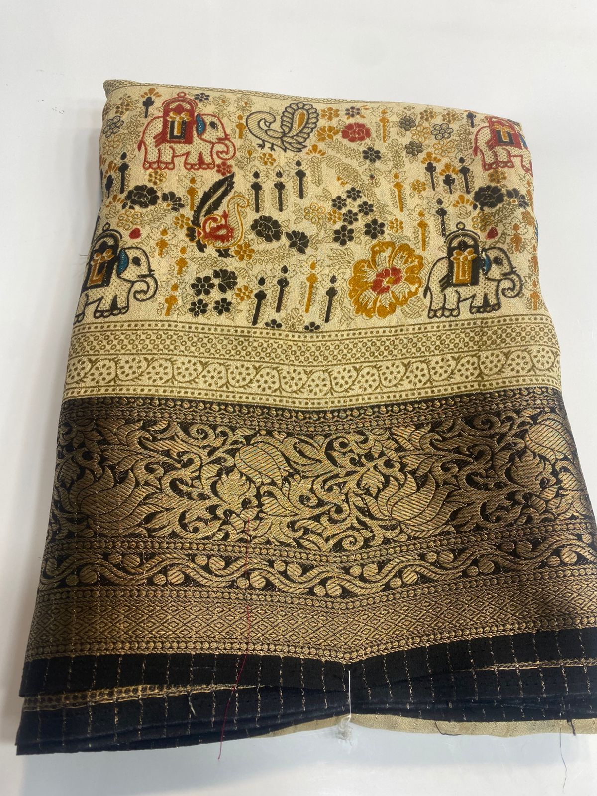 Fancy Georgette Digital Print Saree (3107)