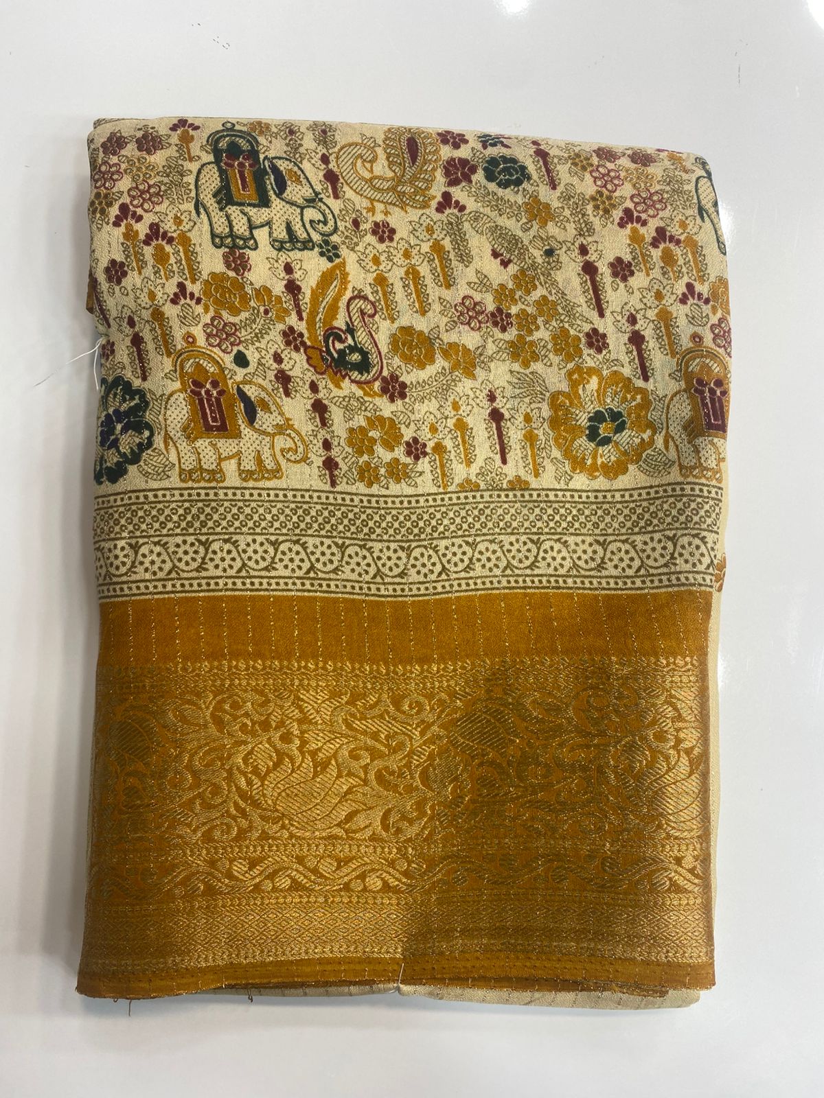 Fancy Georgette Digital Print Saree (3107)