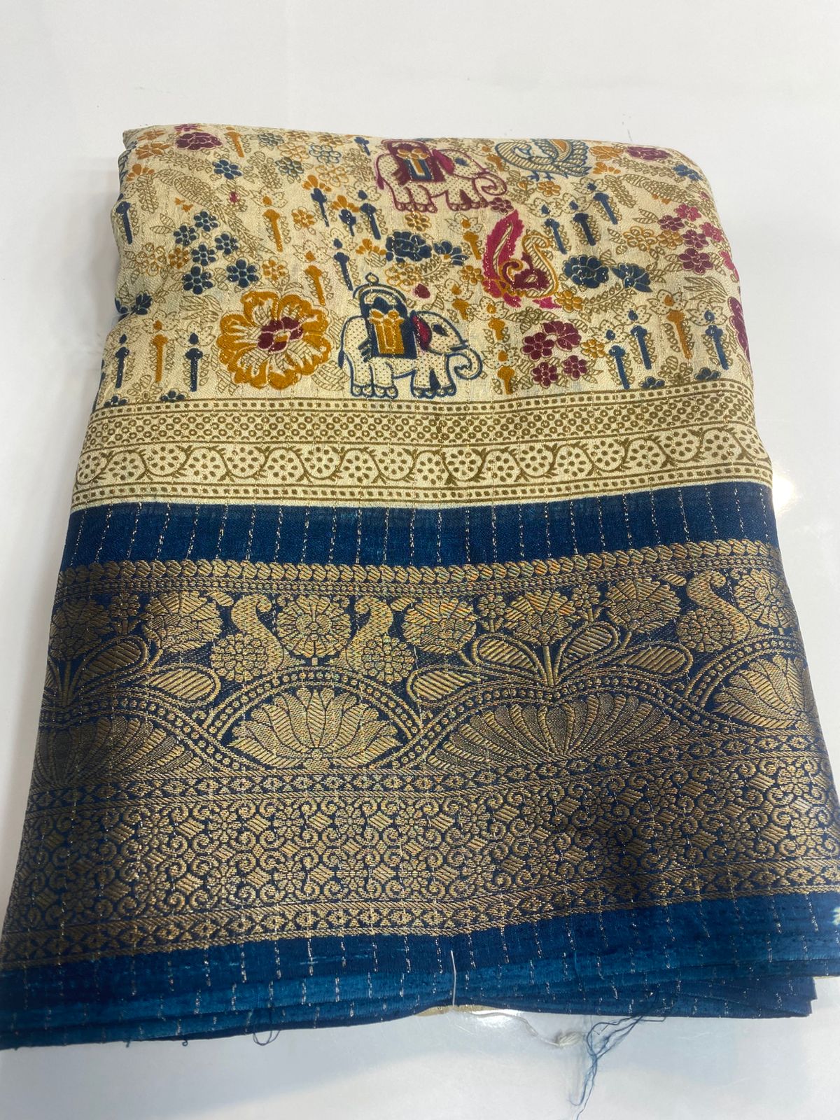 Fancy Georgette Digital Print Saree (3107)