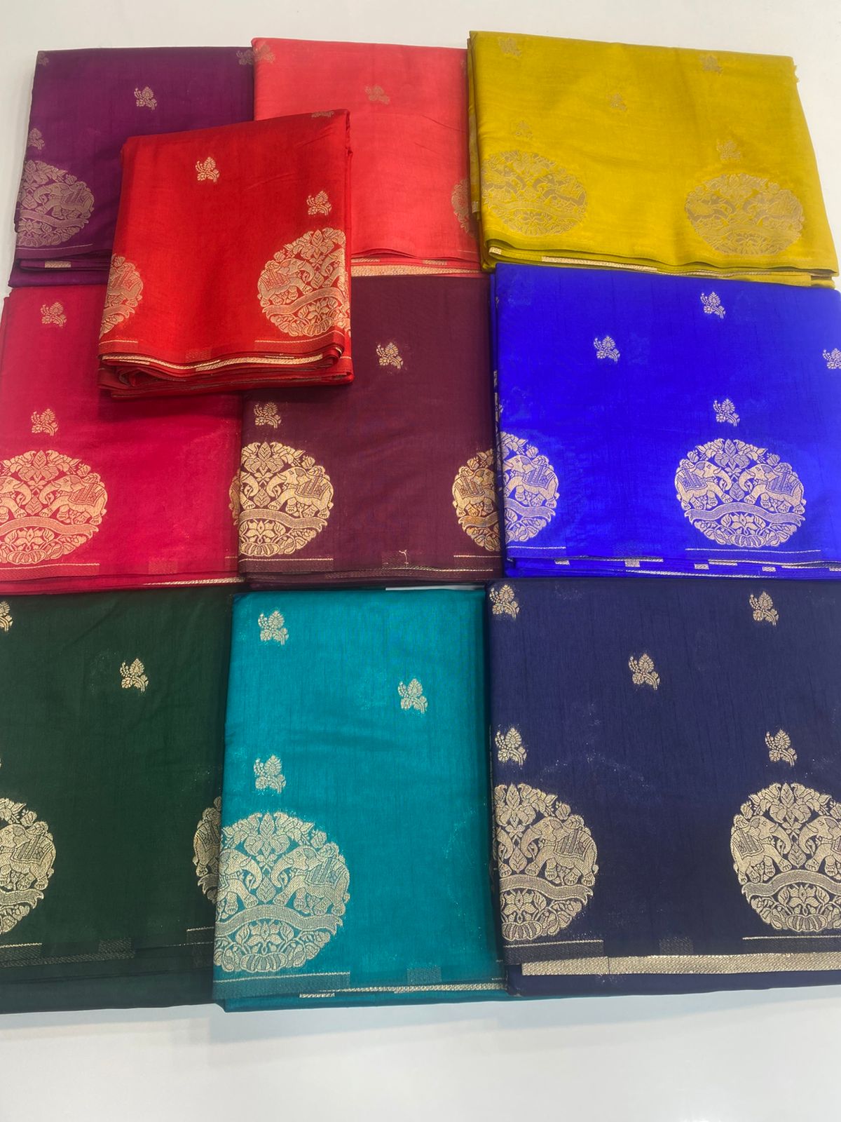 Semi Silk Butta Saree (3037)