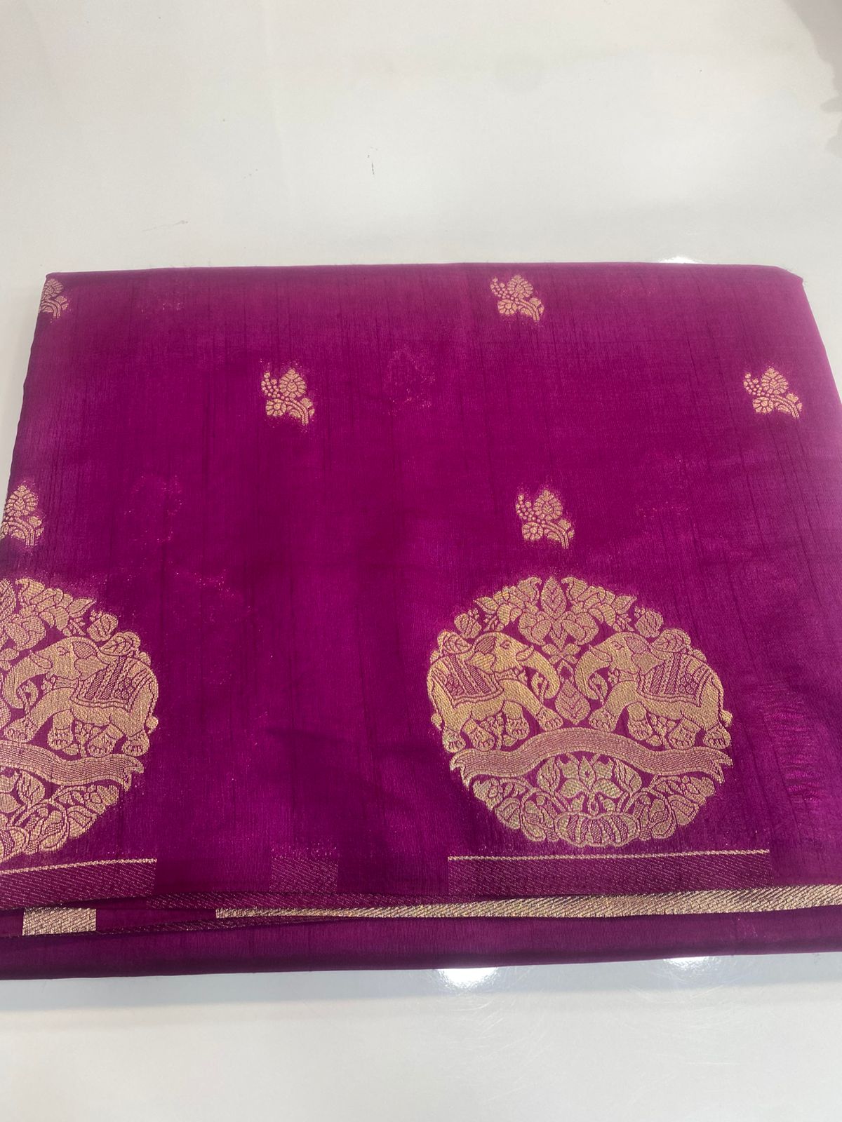 Semi Silk Butta Saree (3037)