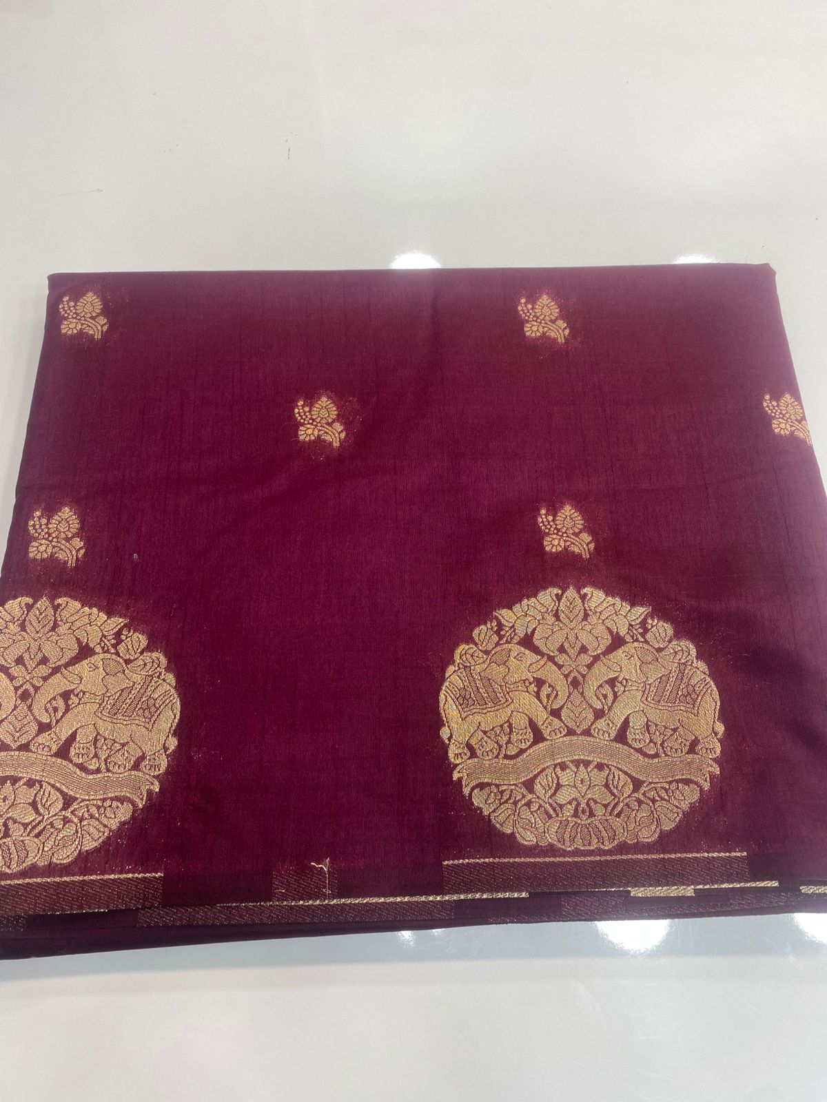 Semi Silk Butta Saree (3037)