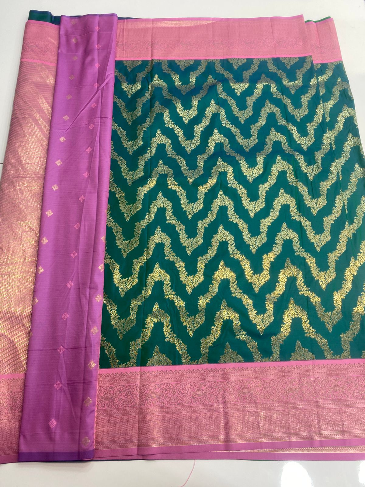 Kanchipuram semi silk saree (3124)