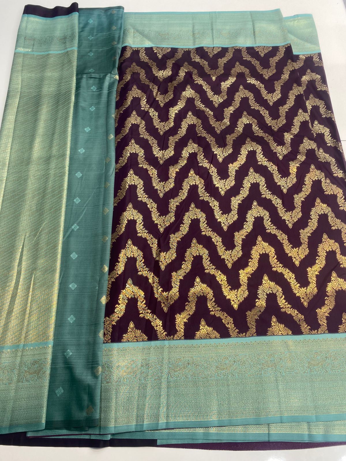 Kanchipuram semi silk saree (3124)