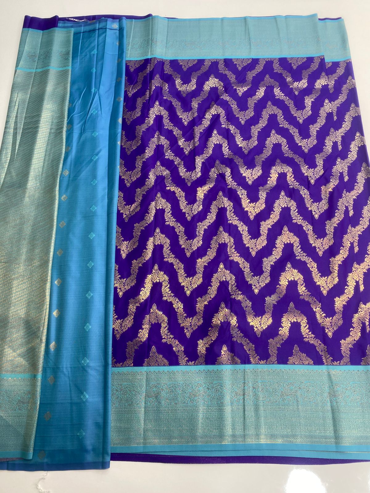 Kanchipuram semi silk saree (3124)