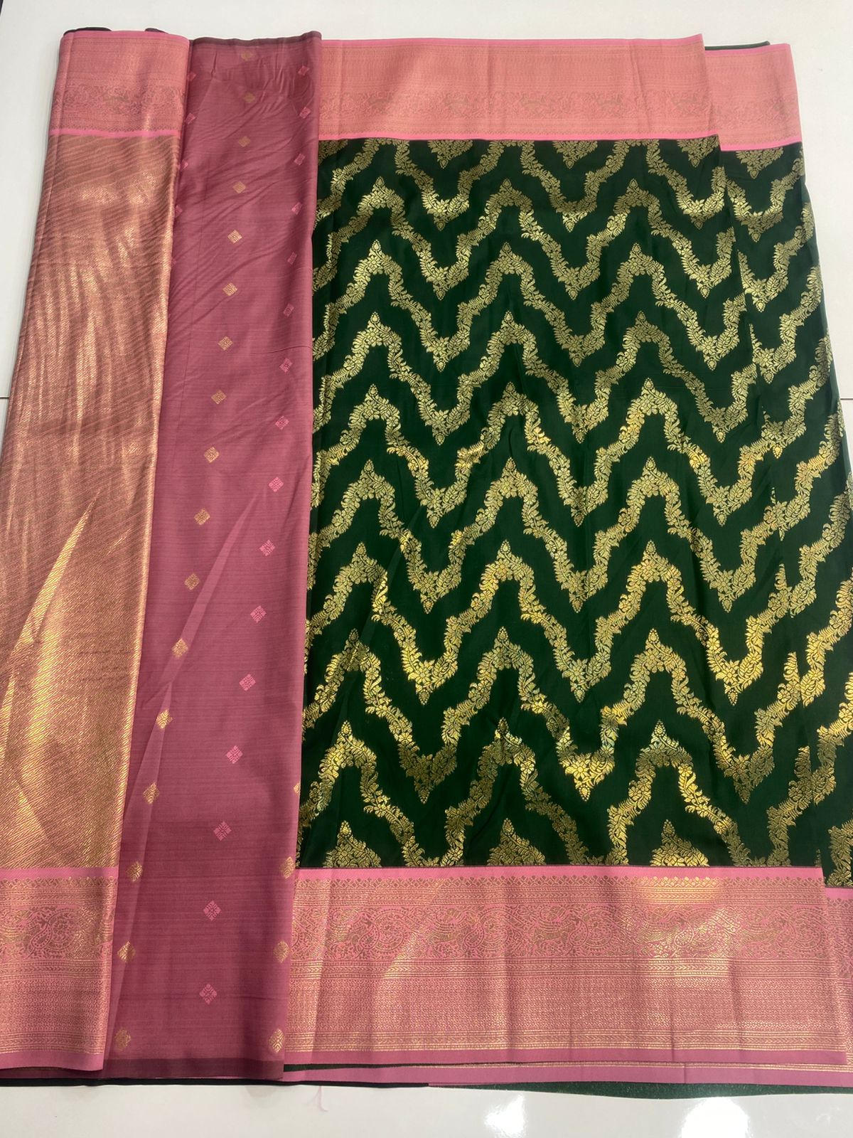 Kanchipuram semi silk saree (3124)