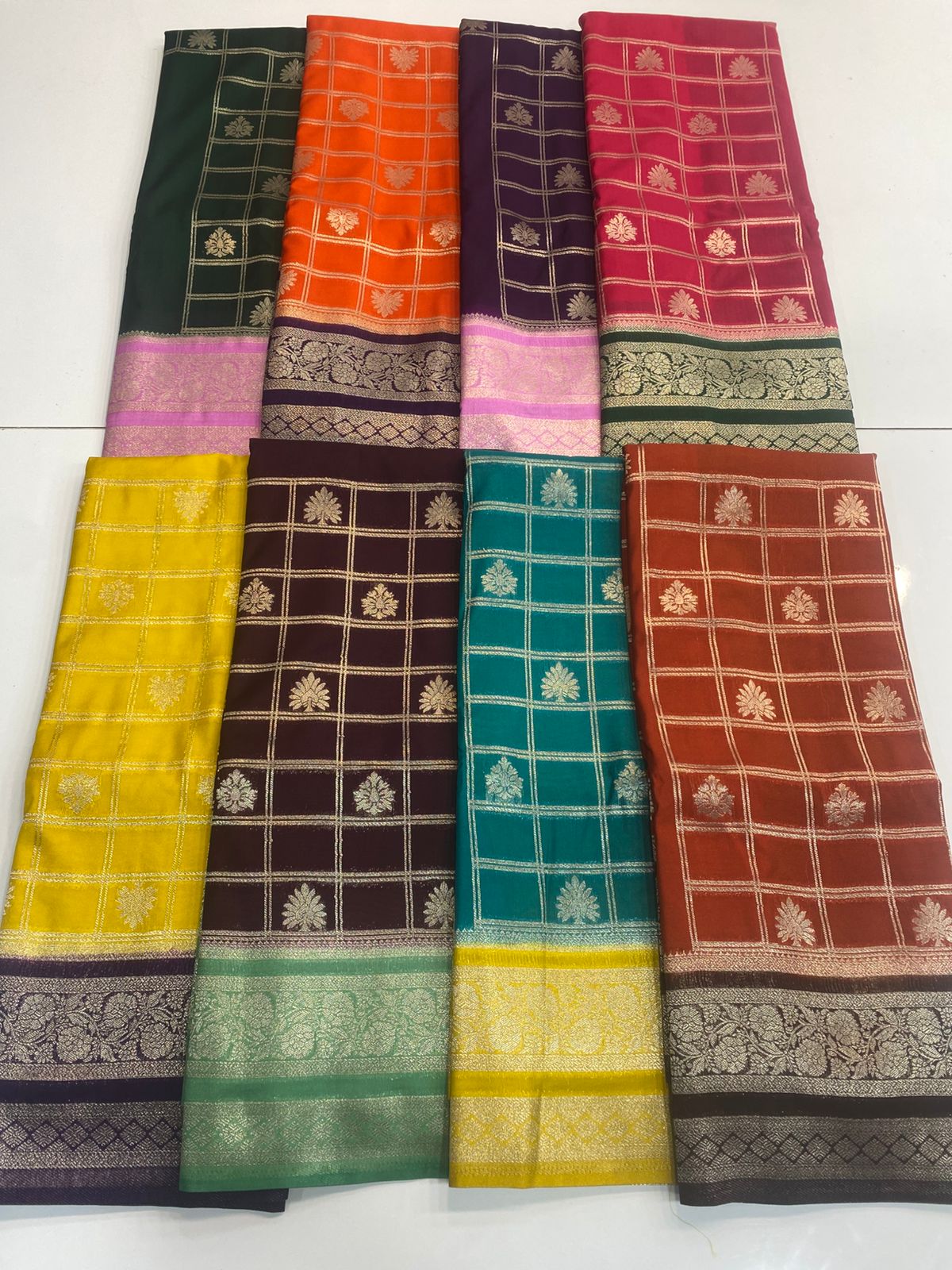 Georgette fancy butta Saree (3120)