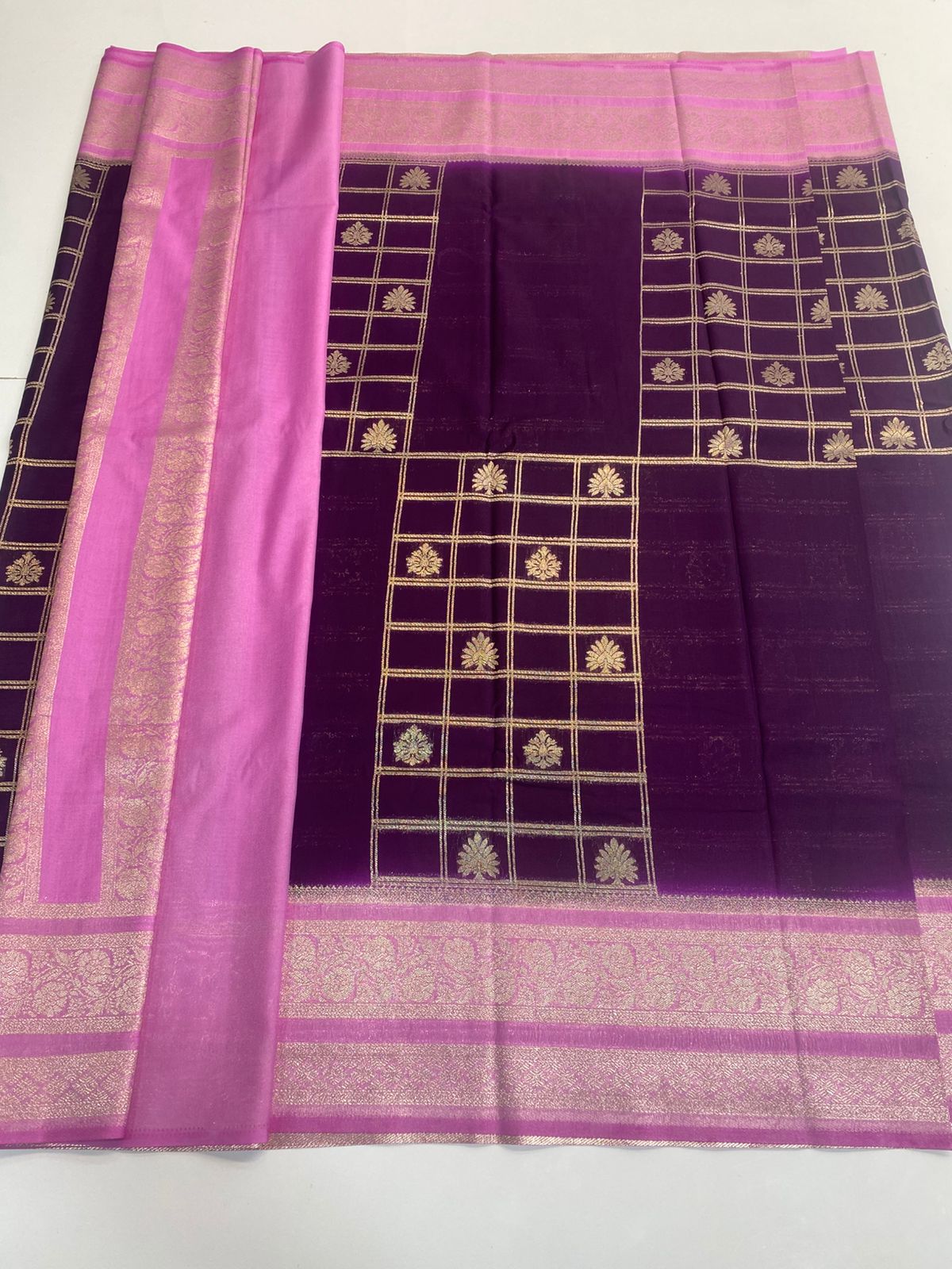 Georgette fancy butta Saree (3120)