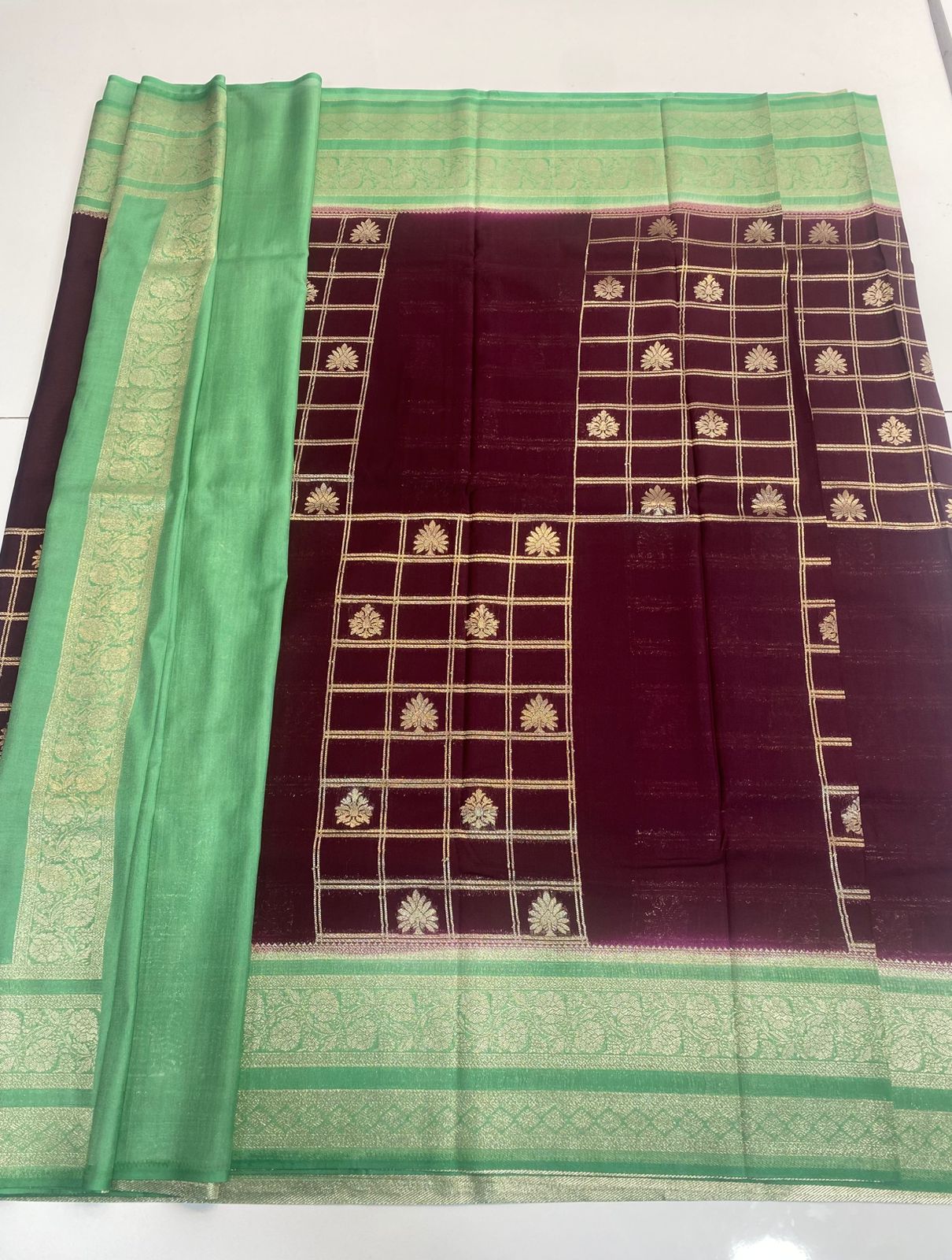 Georgette fancy butta Saree (3120)
