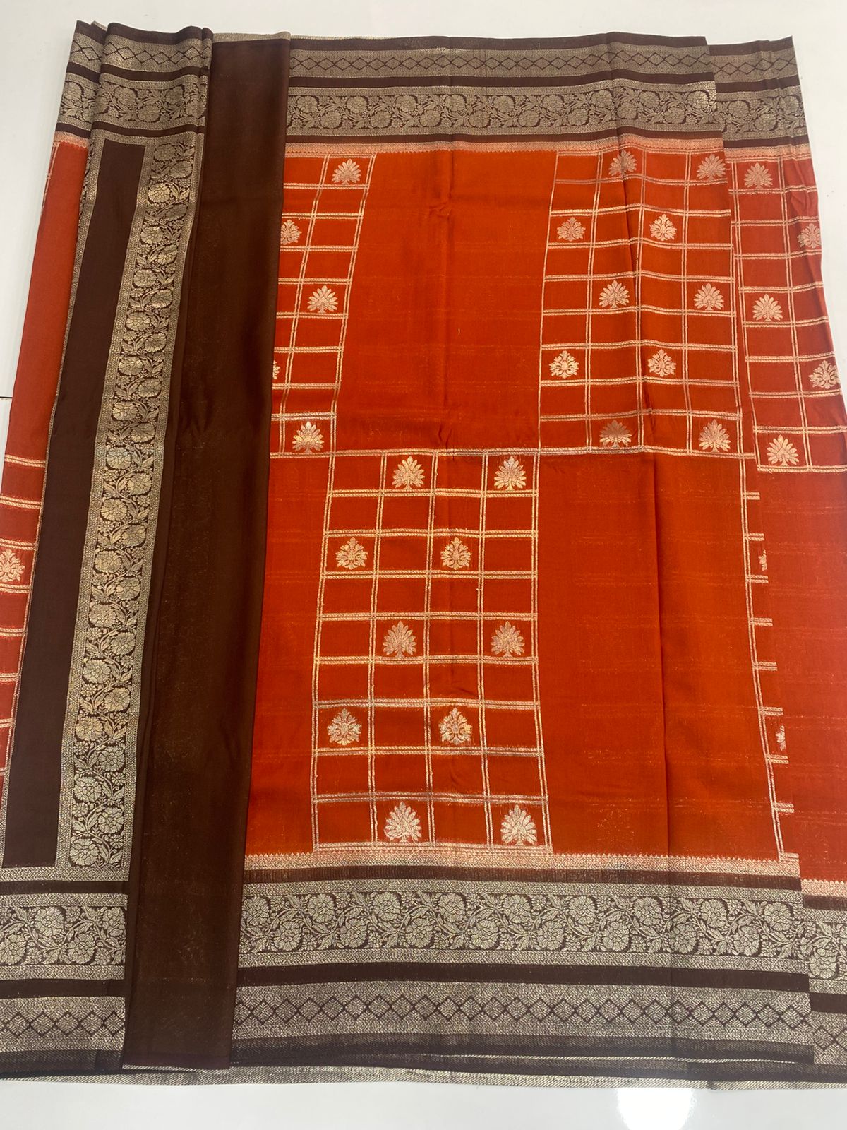 Georgette fancy butta Saree (3120)