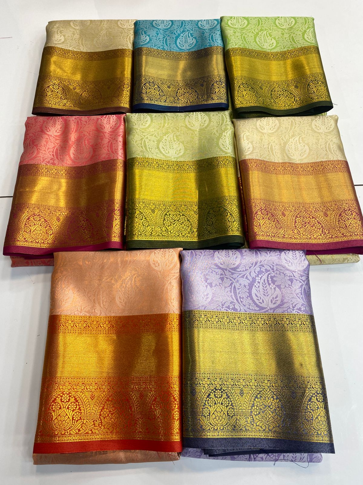 Semi Silk Broket Saree (3128B)