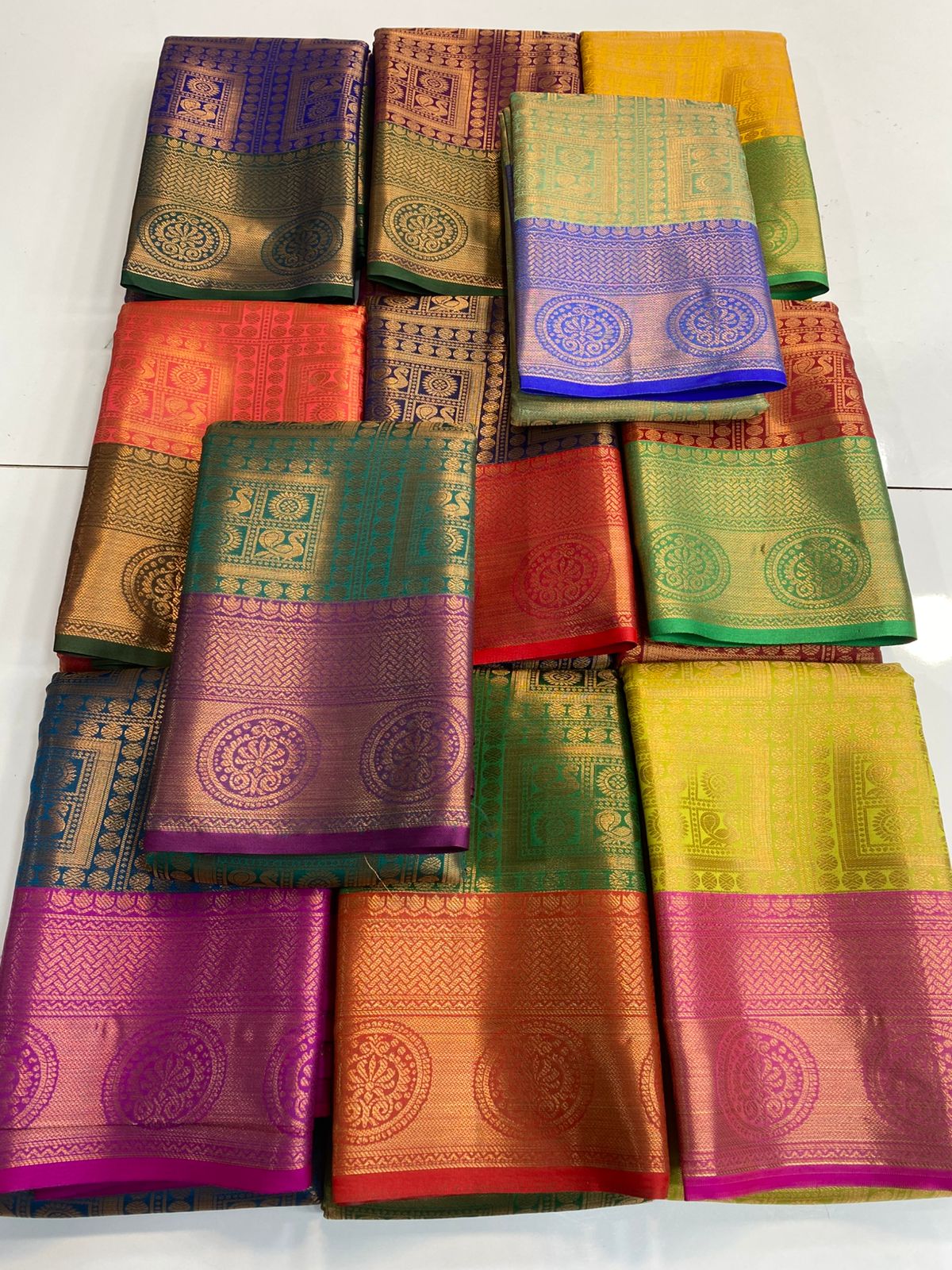 Semi Silk Broket Saree (3113E)