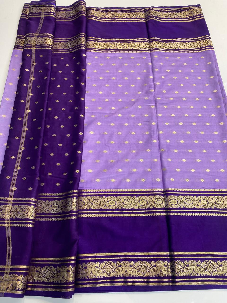 Mysore Crepe Butta Saree (3133)