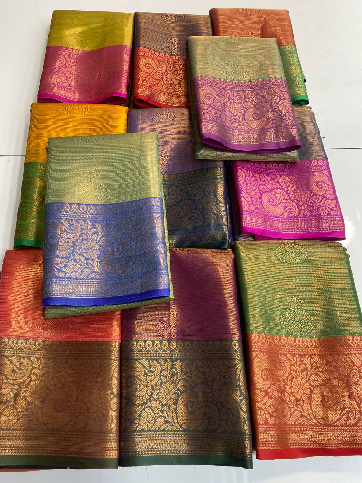 Semi Silk Broket Saree (3113G)