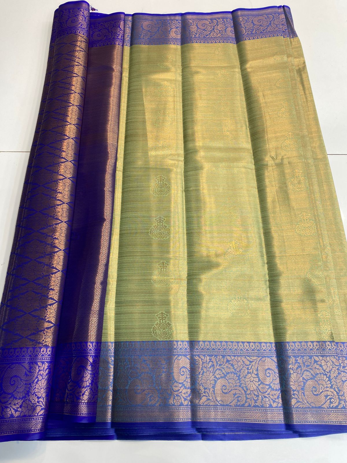 Semi Silk Broket Saree (3113G)