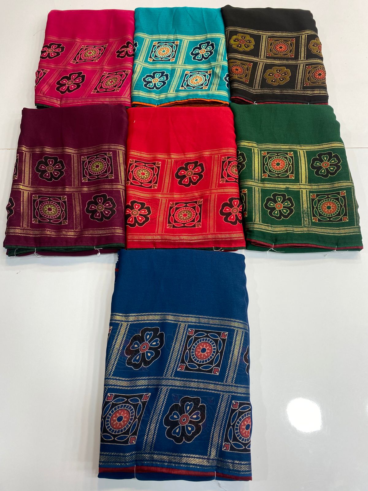 Fancy Soft Georgette Saree (3138)