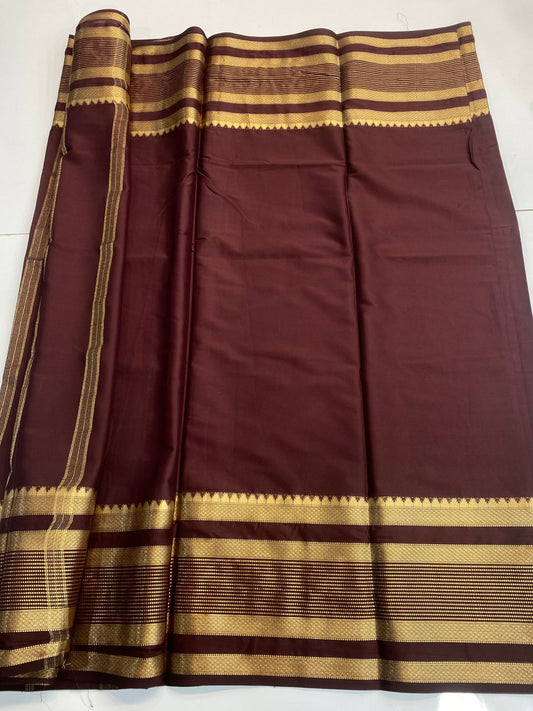 Mysore Crepe Self Saree (3145C)