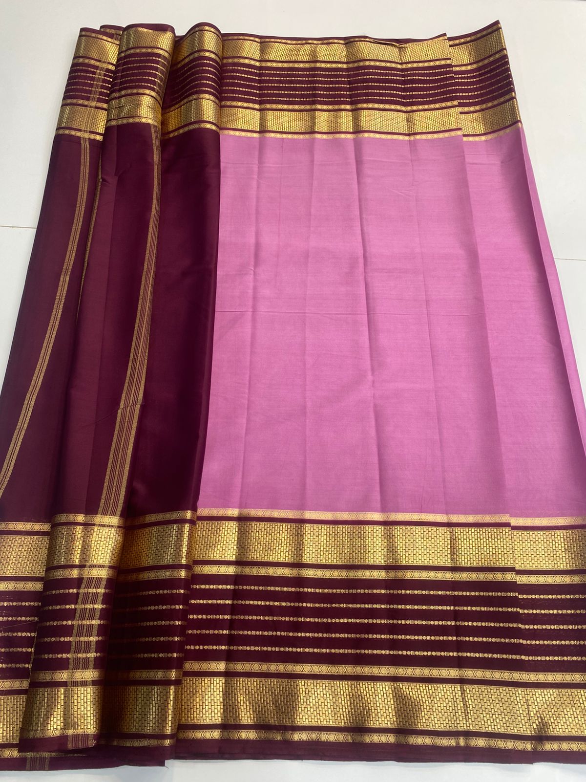 Mysore Crepe Bentex Border Saree (3158)