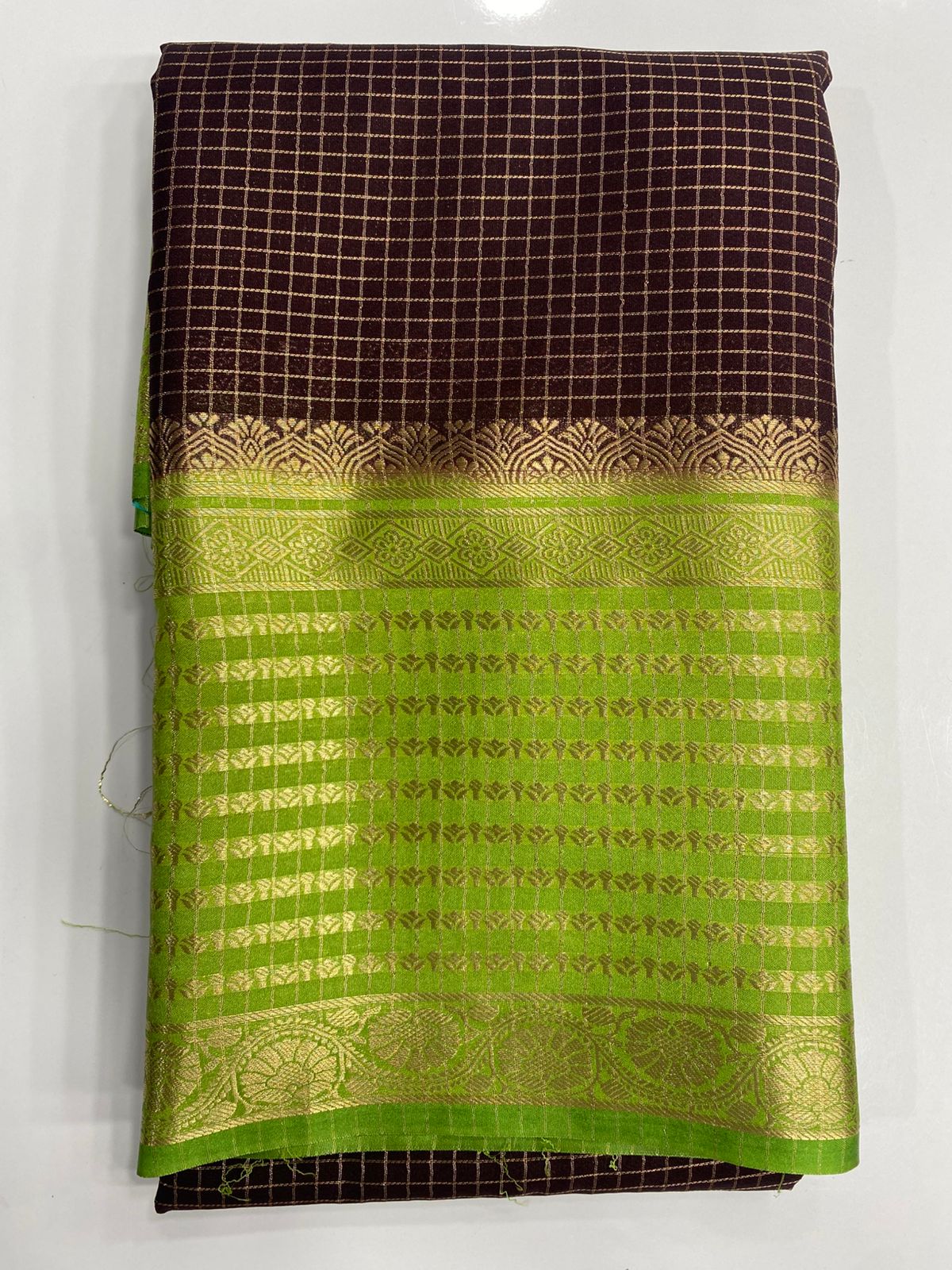 Fancy Georgette Chex Saree(3171)