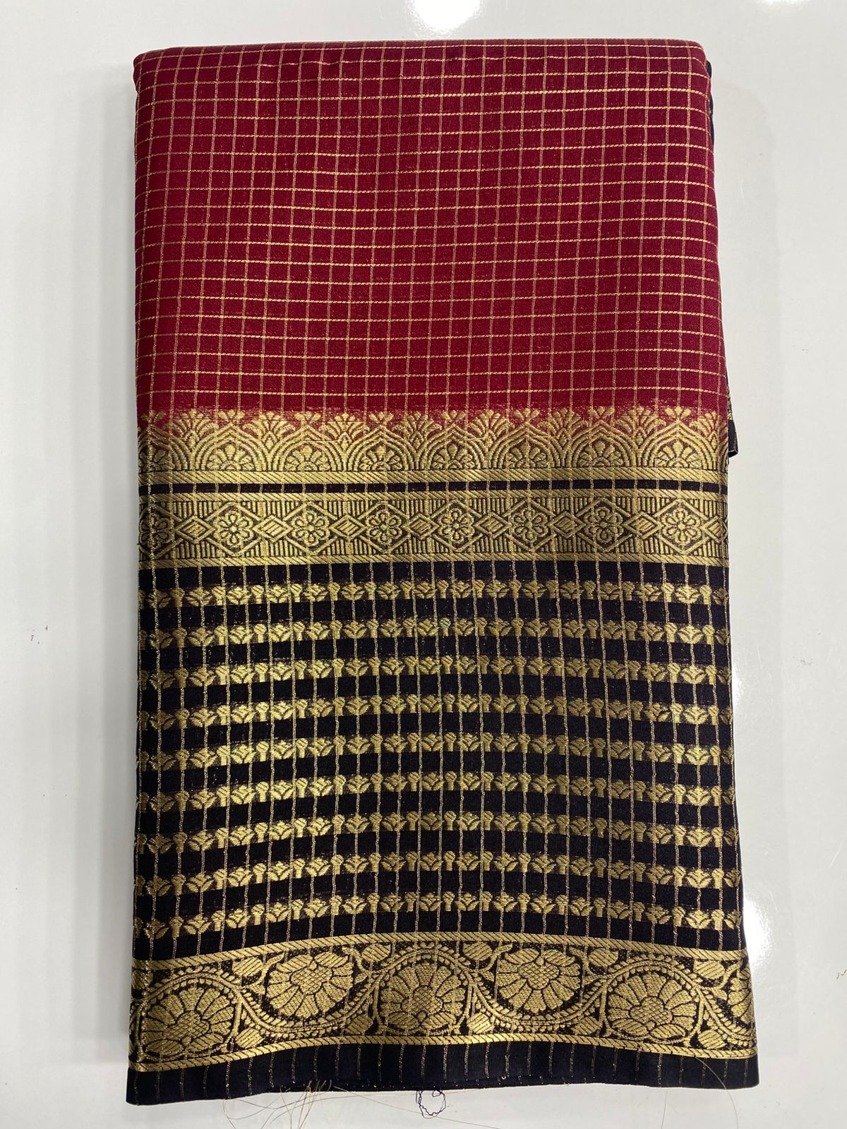 Fancy Georgette Chex Saree(3171)