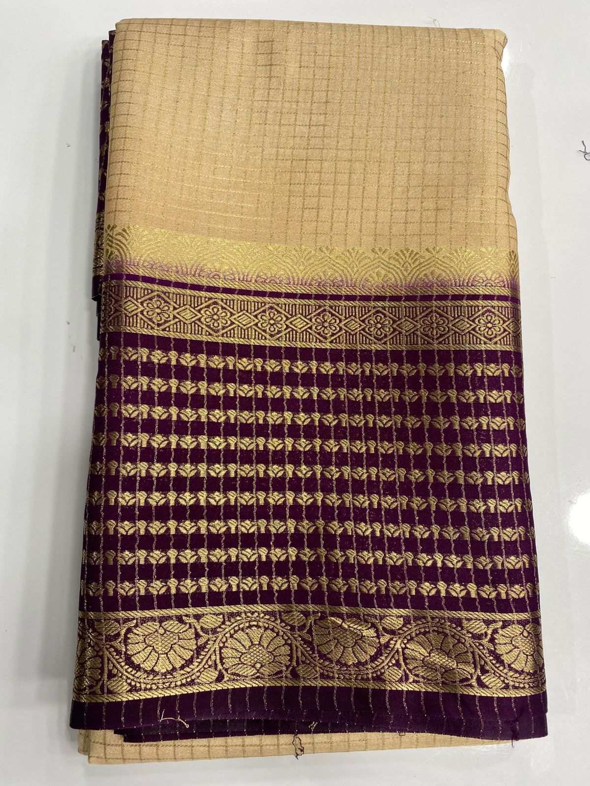 Fancy Georgette Chex Saree(3171)