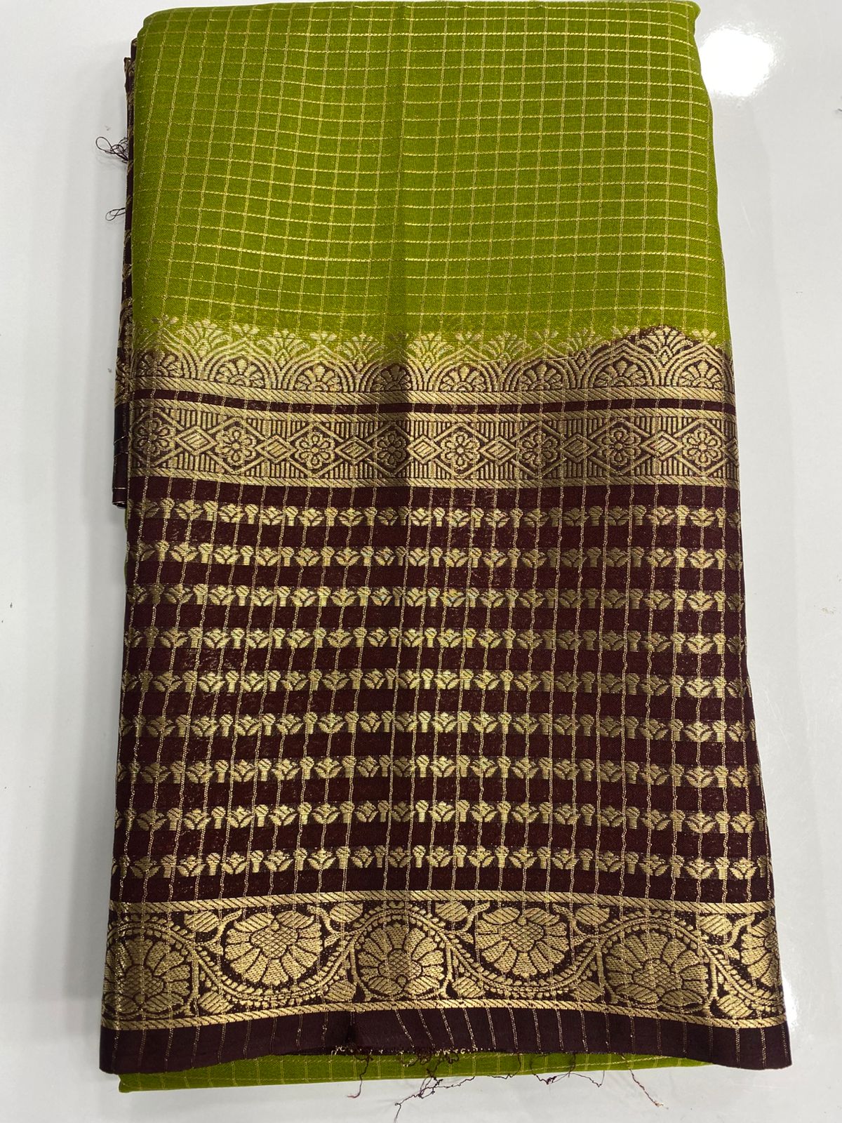 Fancy Georgette Chex Saree(3171)