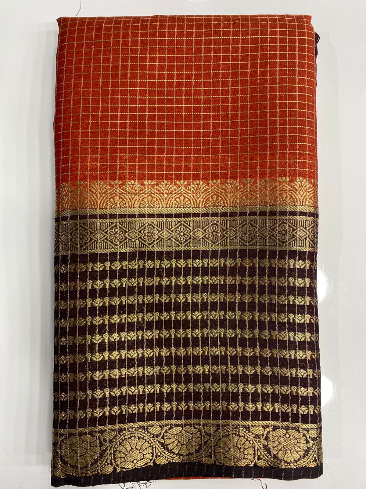 Fancy Georgette Chex Saree(3171)