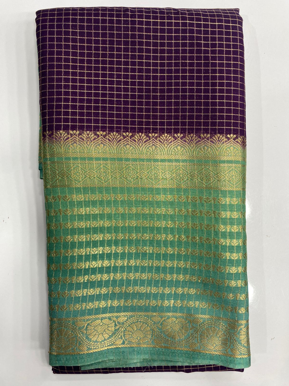 Fancy Georgette Chex Saree(3171)