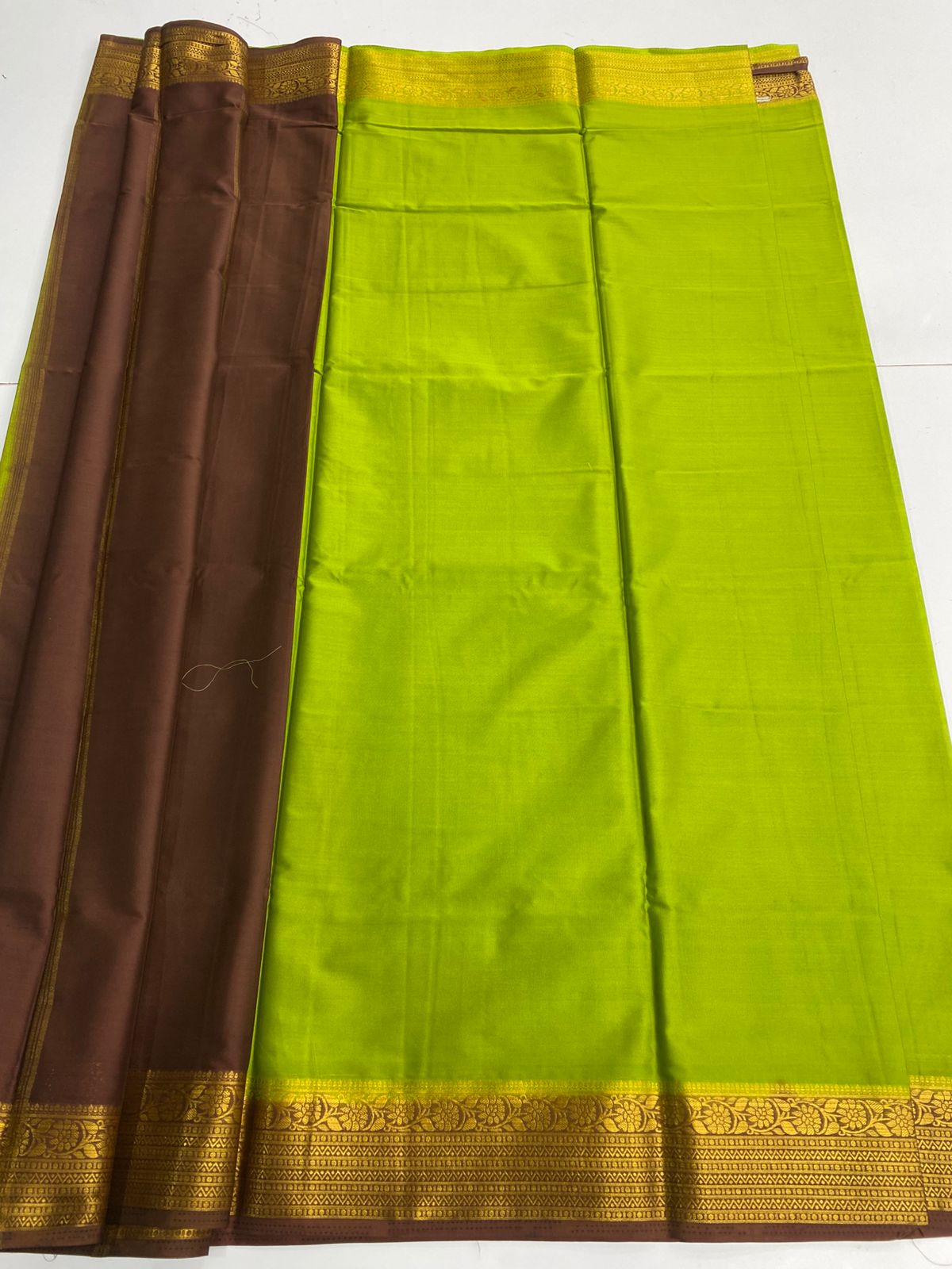 Mysore Crepe Zari Border Saree(3166A)