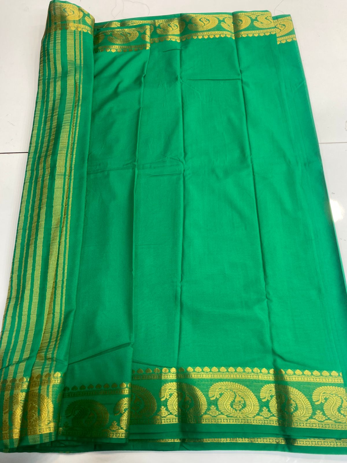Mysore Crepe Self Saree (3173)