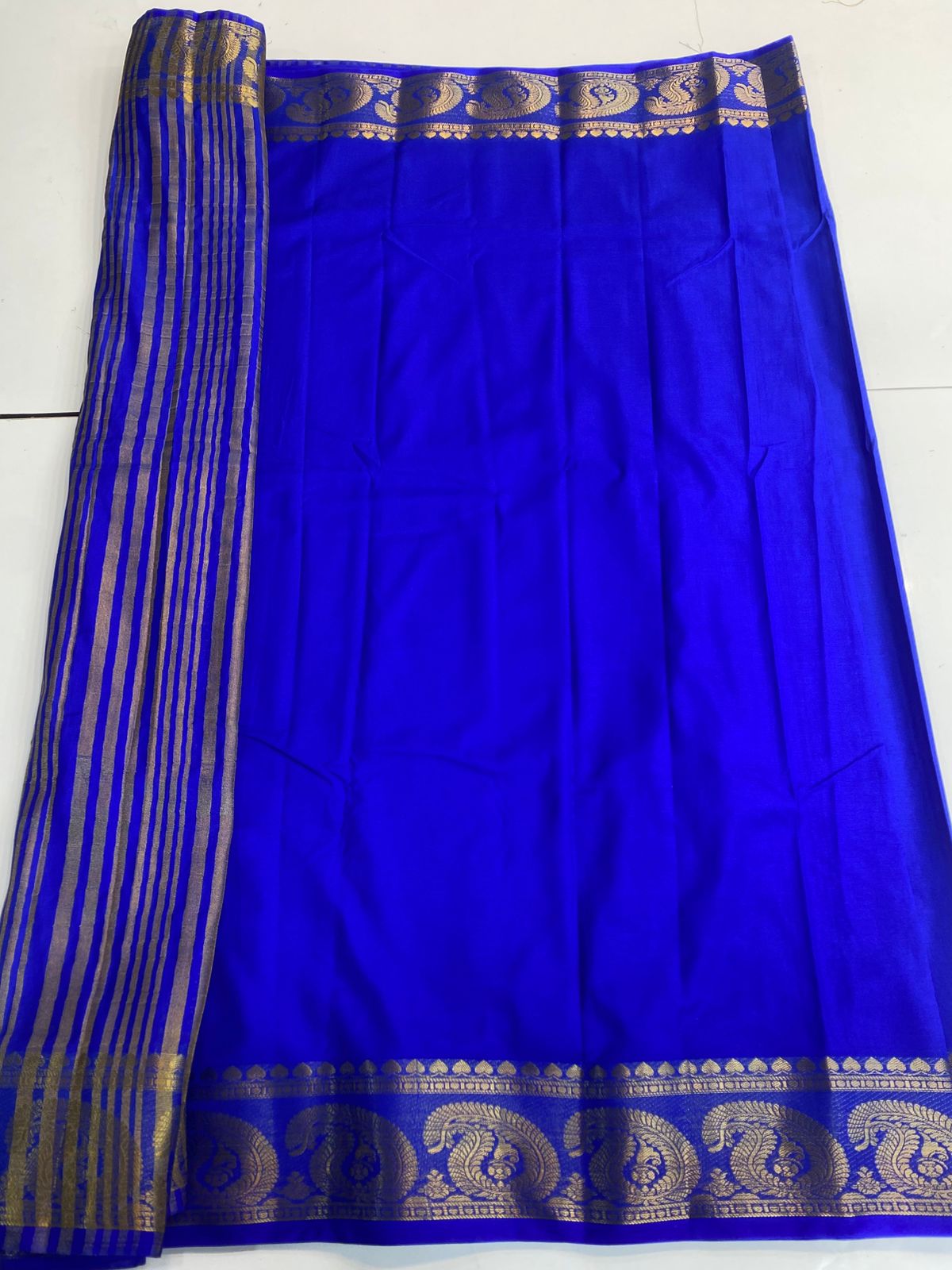 Mysore Crepe Self Saree (3173)