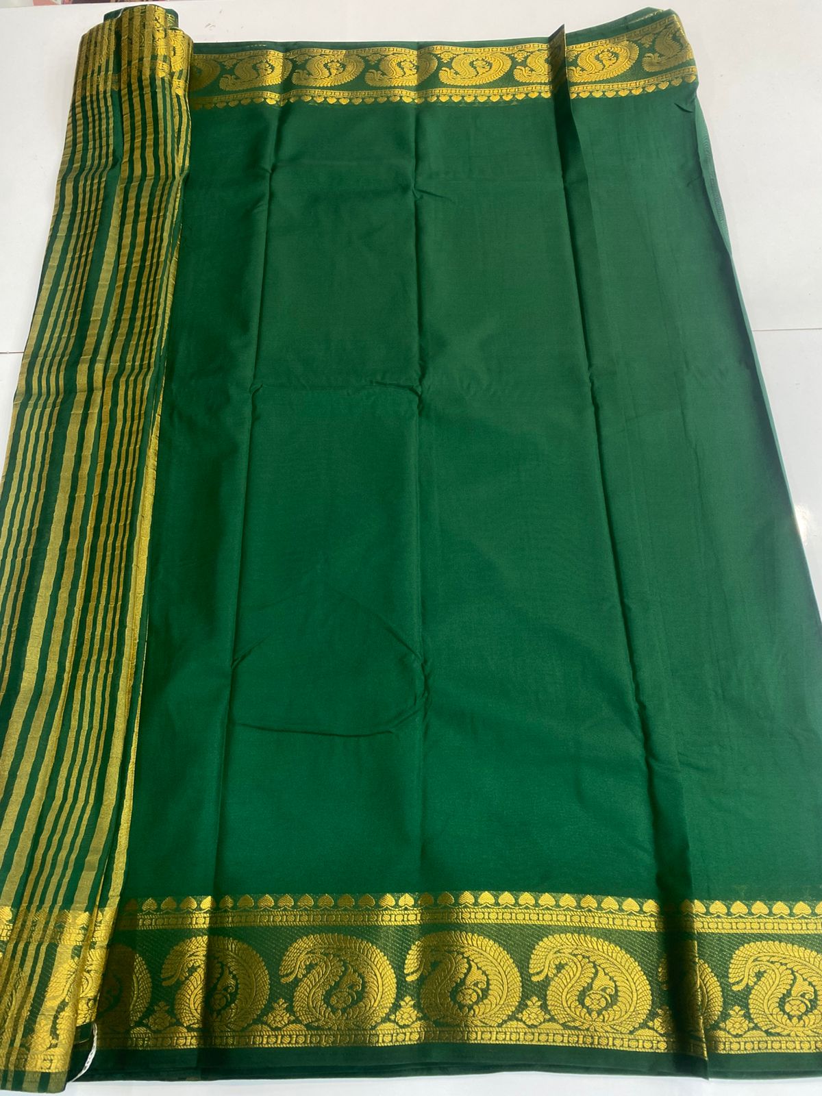 Mysore Crepe Self Saree (3173)