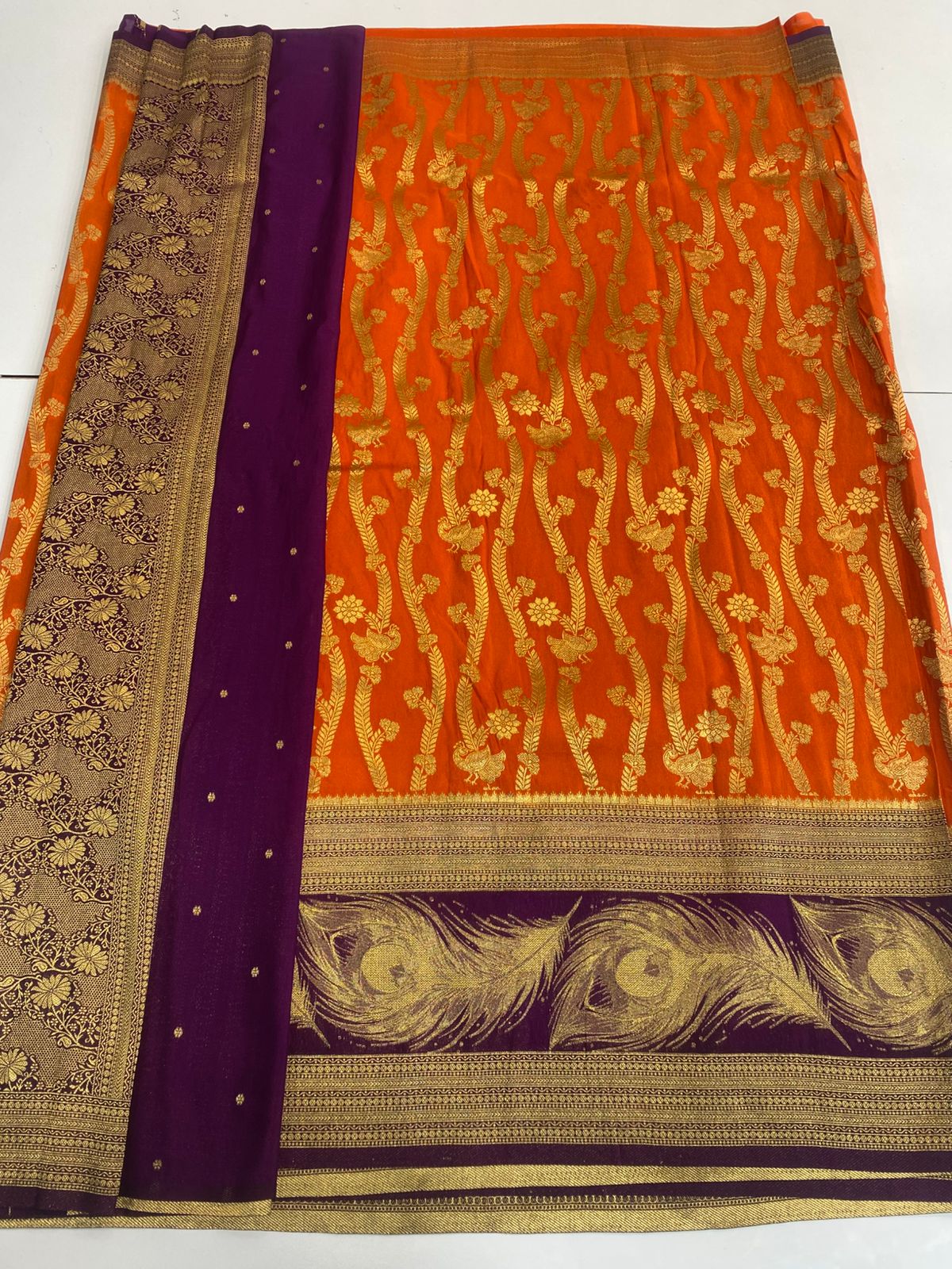 Georgette Fancy Waves Saree(3174C)