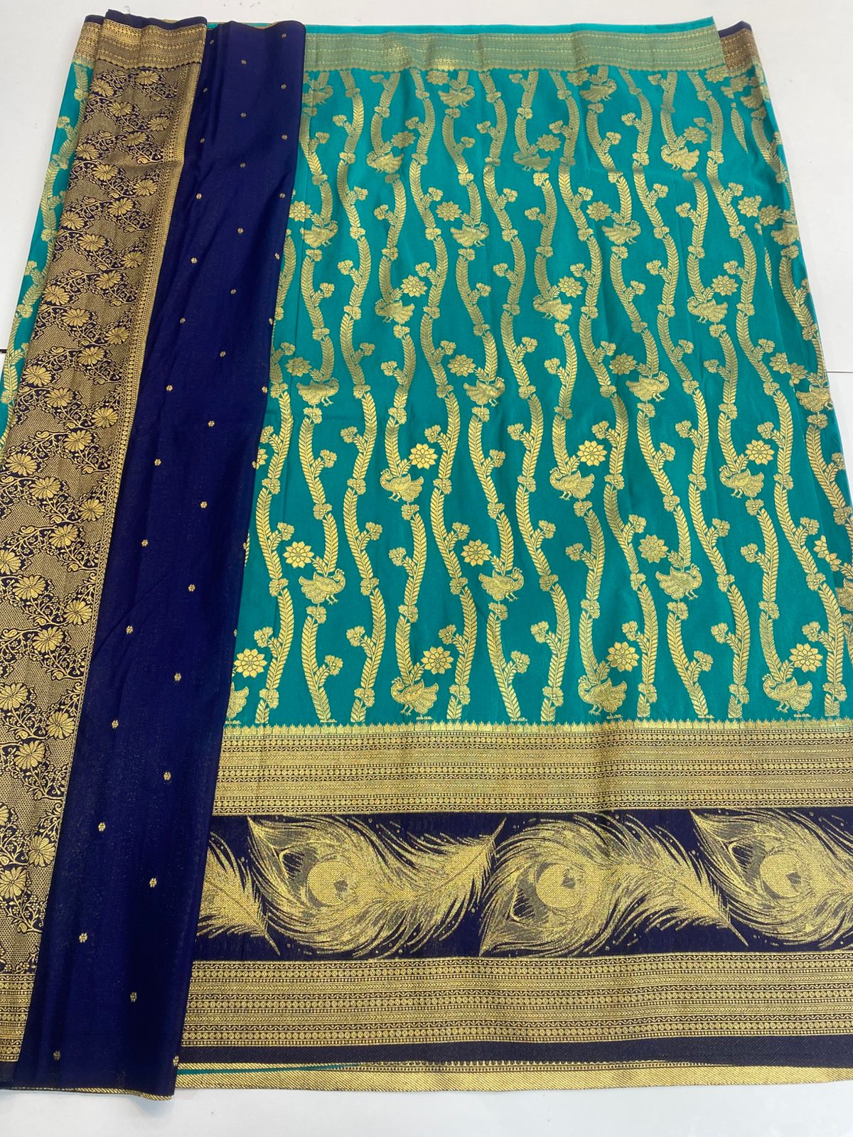 Georgette Fancy Waves Saree(3174C)