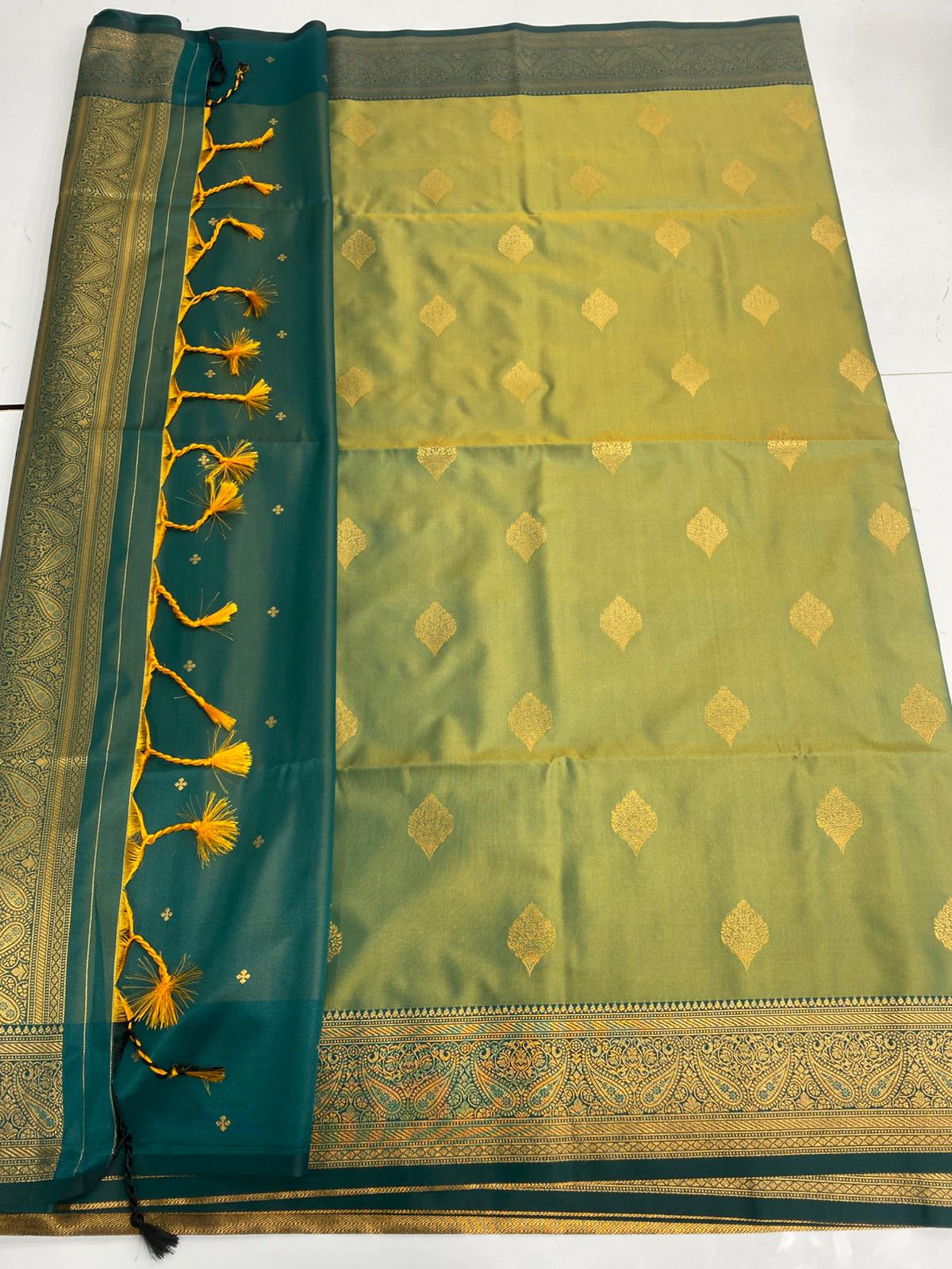 Semi Silk Butta Saree(3168)