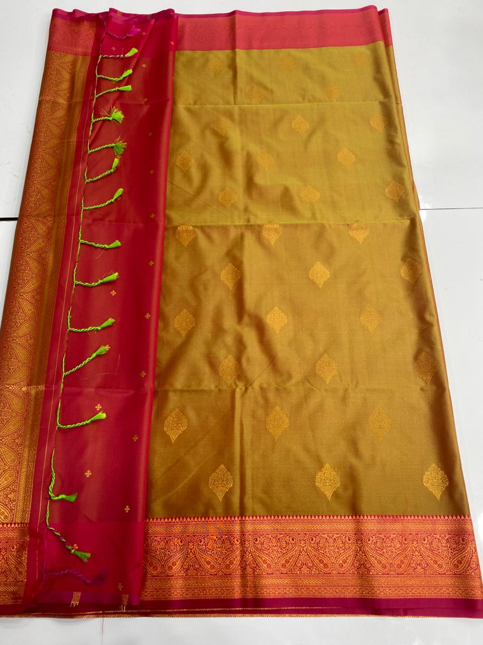 Semi Silk Butta Saree(3168)