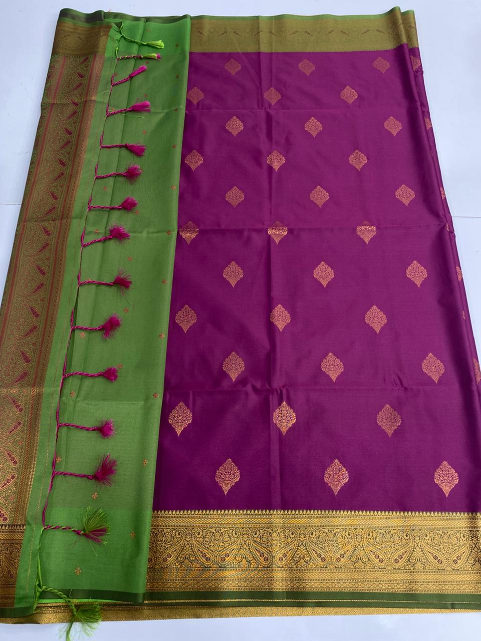 Semi Silk Butta Saree(3168)